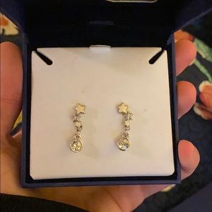Swarovski star earrings